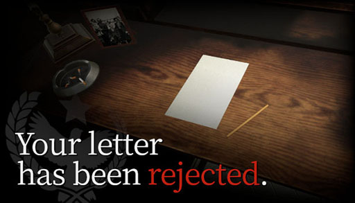 ܴˤʤꡤΤ꤬ʤǧ衣Your letter has been rejected.סSteam6˥꡼