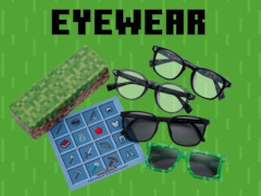 「Minecraft」メガネフレームやサングラス,メガネケースなどを発売。大人用と子供用をそれぞれ展開