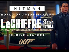 「HITMAN World of Assassination」,映画「007/カジノ・ロワイヤル」とのコラボを開始。マッツ・ミケルセン氏が演じたル・シッフルが登場